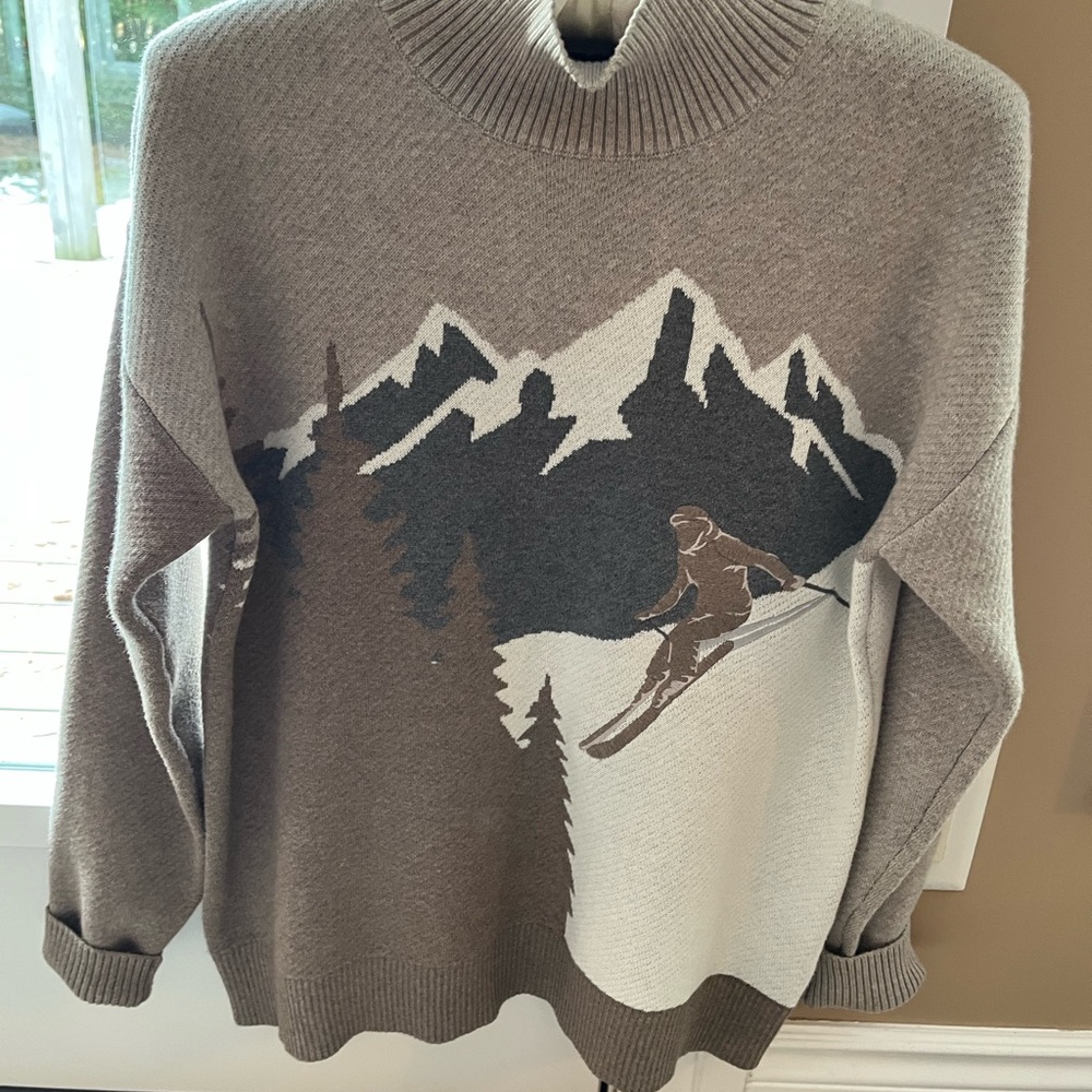 Alp N Rock Mock Neck Organic Blend Sweater